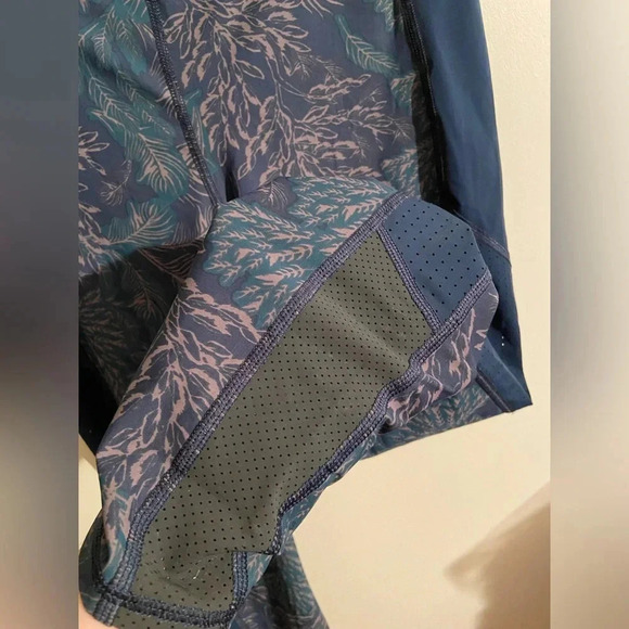 Sweaty Betty Leggings Mid Rise 7/8 Mesh panel Floral RN03525806 Large Short - Picture 2 of 9